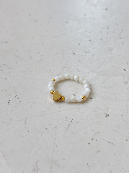 pierścionki elastyczne Pierścionek elastyczny kamień księzycowy