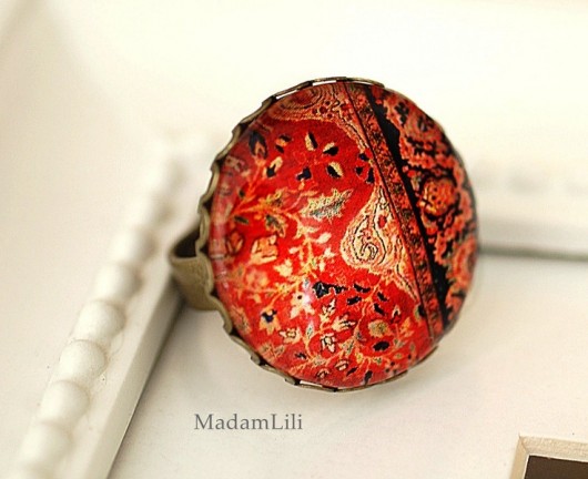 ♥ Orientalny dywan II ♥ Pierścionek z brązu MadamLili