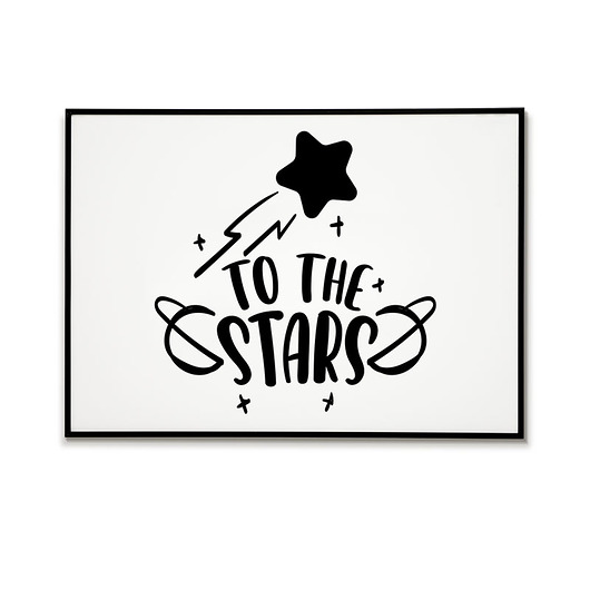plakaty Plakat motywacyjny z napisem TO THE STARS