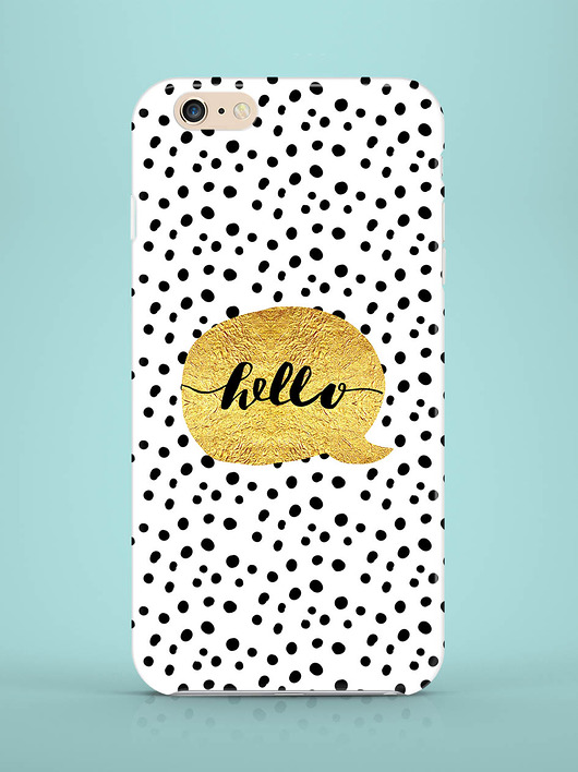 Etui na telefon Hello gold MIA home