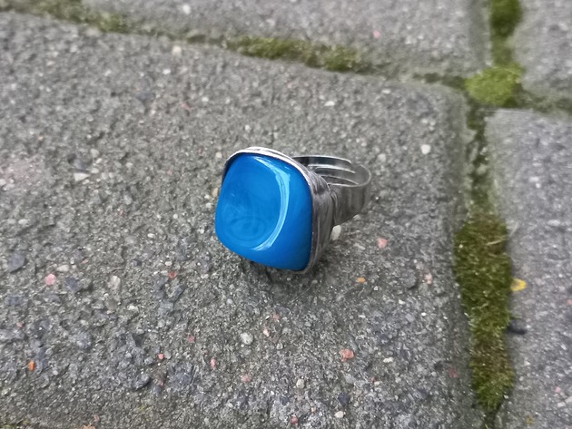 pierścionki - różne Agat - pierścionek regulowany