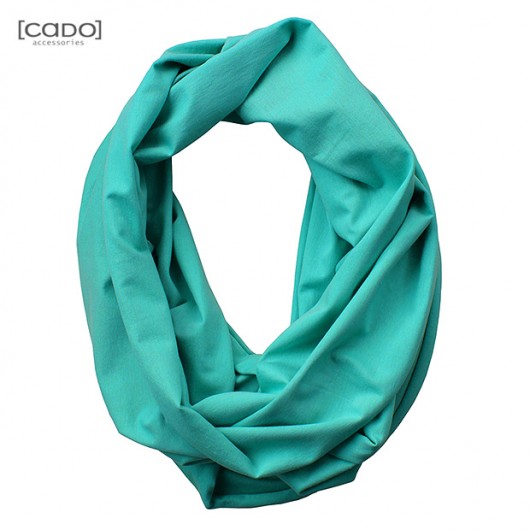 Zamotka Tuba Szal Komin - Basic Aqua CADOaccessories