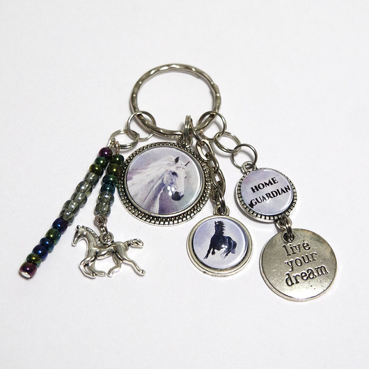 breloki Breloczek - Koń, home guardian, live your dream