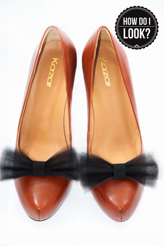 Ballerina's Bow - Black - klipsy do butów HowDoILook