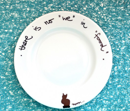 there is no we in food my mug company