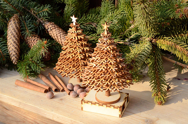 choinki Choinka przestrzenna - "zrób to sam"