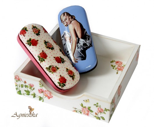 Różany romantyzm + etui (zamówienie) Agnieszka Babulewicz