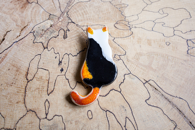 magnesy Kotek ceramiczny magnes