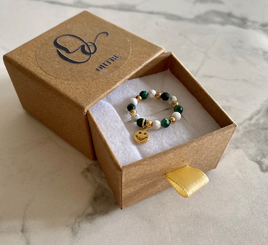 pierścionki elastyczne Green Smile