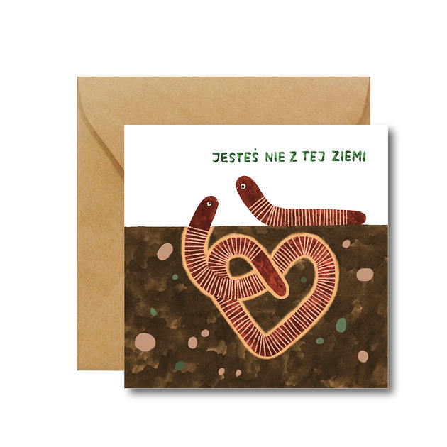 kartki okolicznościowe - wydruki Jesteś nie z tej ziemi - kartka dla wszystkich nie z tej ziemi i na Walentynki