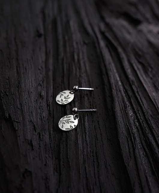 kolczyki srebrne Kolczyki srebrne Olive tree