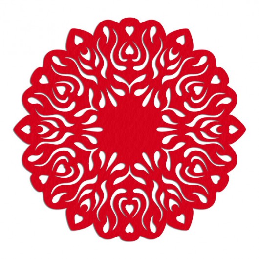 Wiosenna  wycinanka 33cm - limonka AT design