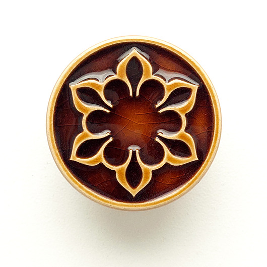 gałki do mebli Gałka do mebli, brązowa, wz.2