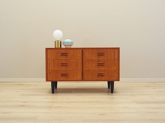 komody Komoda tekowa, duński design, lata 60, produkcja: Dania