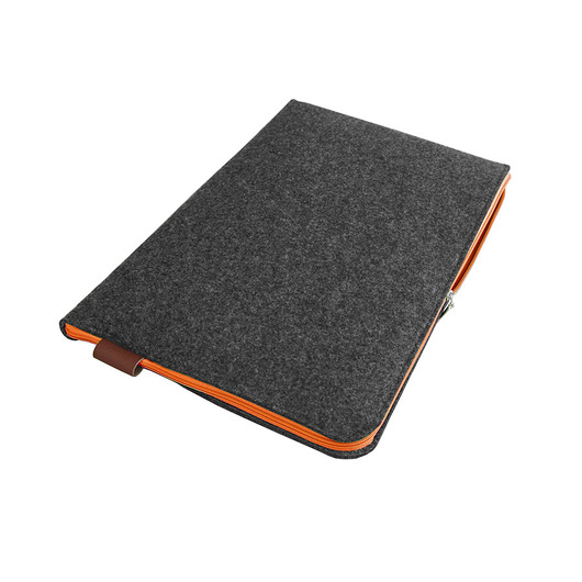 ETUI NA LAPTOPA 01 pomaranczowy zamek grafitowe purol design