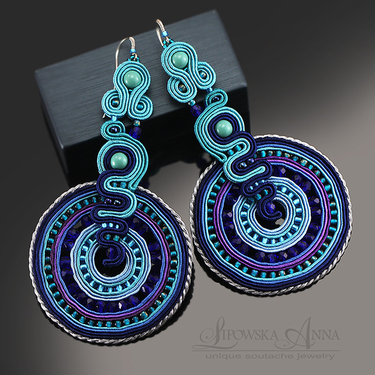 kolczyki soutache Kolczyki  sutasz 600