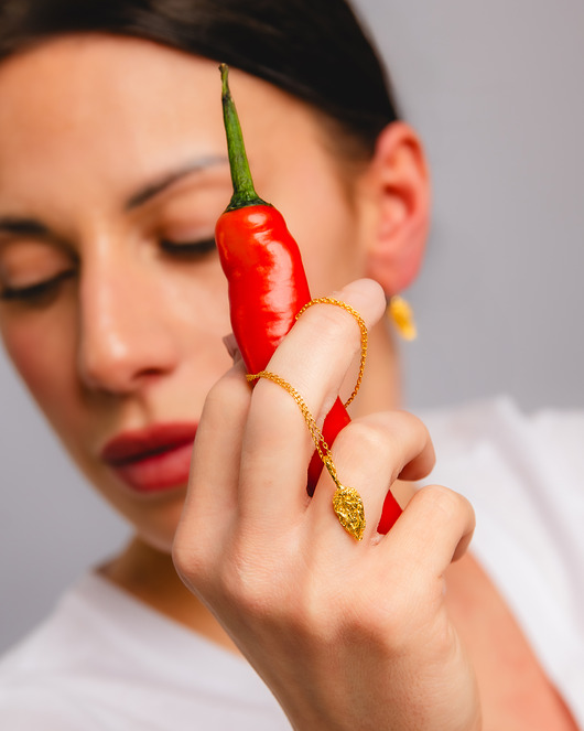 srebrne naszyjniki Złoty naszyjnik Chili
