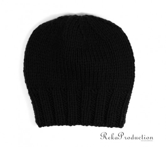 czapka dziergana handmade unisex RękaProduction