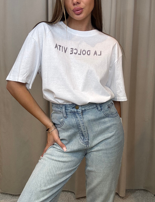 t-shirt damskie T-shirt La Dolce Vita