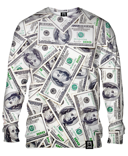 bluzy męskie Bluza Bez Kaptura Męska DR.CROW Dollars