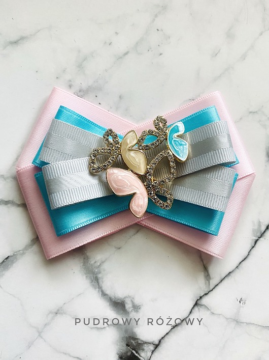 broszki Brosza z Motylkami z kryształkami