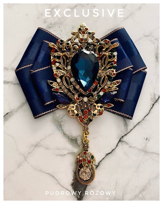 broszki Brosza  z Ogromnym kryształem 1 szt NEW