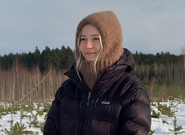 czapki damskie Balaclava z wełny alpaki kaptur komin kominiarka