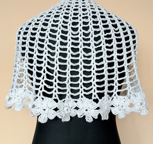 sukienki dla dziewczynki Biała pelerynka komunijna, z jedwabiem i kaszmirem