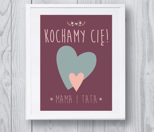 Obrazek kochamy cię smalldesign