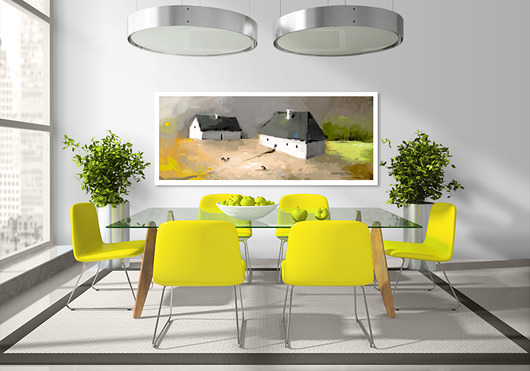 OBRAZ NA PŁÓTNIE -  150x60cm PEJZAŻ LUdesign gallery