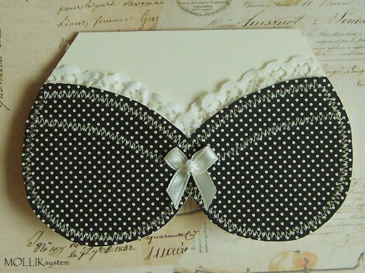 I&#039;m yours :) - czarna w kropki MOLLIK