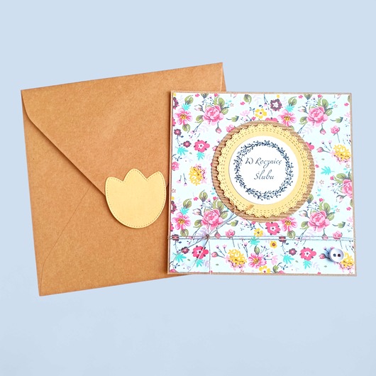 kartki scrapbooking Na ROCZNICĘ ŚLUBU : kartka handmade