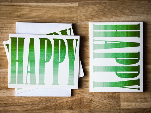 Kartki okolicznościowe typografia, 5 sztuk 71 Prints