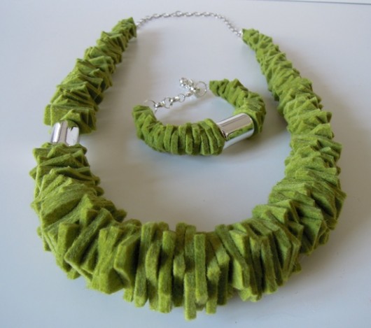 Filcowe Inspiracje - Komplet - Majowa Zieleń Green Sheep