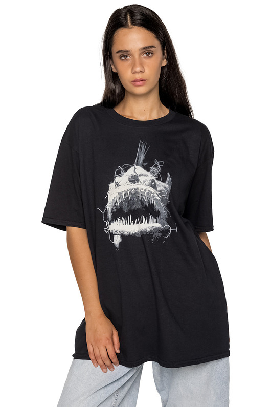 t-shirt damskie Koszulka loose fit UNDERWORLD Fish