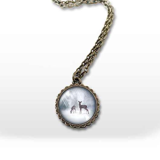 wisiory Medalion - Sarenki - mały, brąz