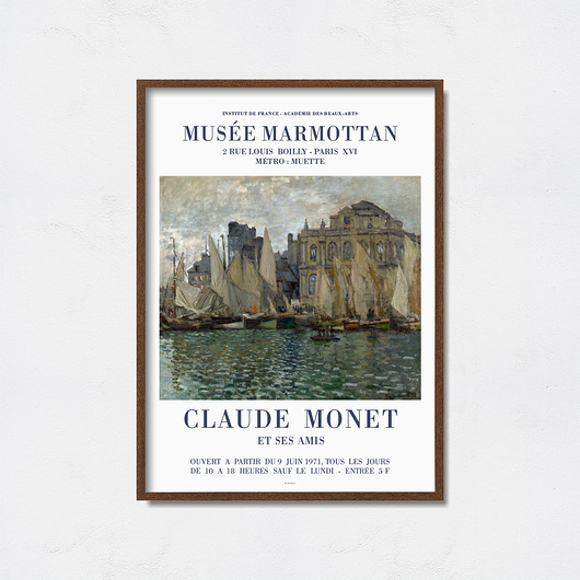 Claude Monet plakat do wystawy Pas De LArt