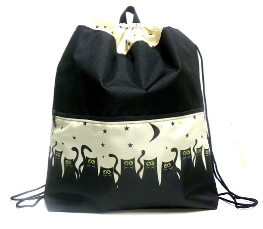 Plecako-worek z autorskim motywem Gaul Designs