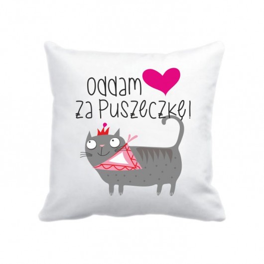poszewka. oddam serce za puszeczkę Love Life and Forest