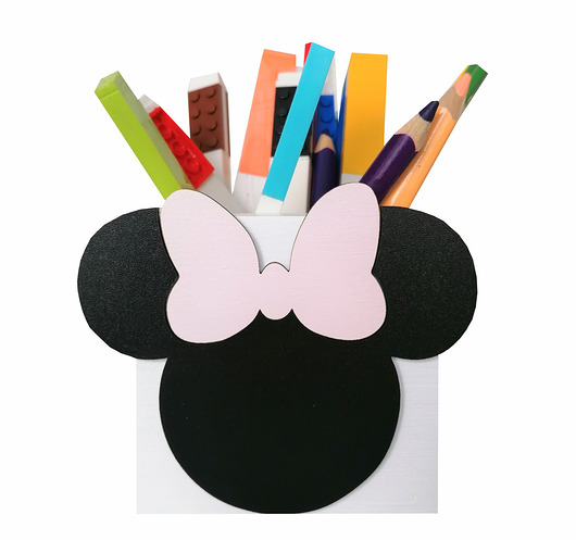 pojemniki na zabawki Przybornik na kredki-Minnie- OMM02
