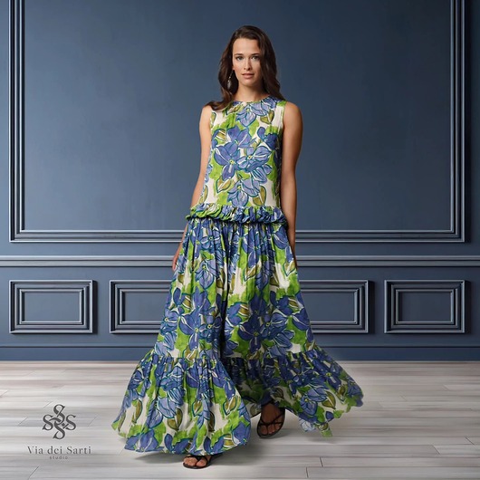 sukienki maxi damskie Sukienka Secret Garden No 6