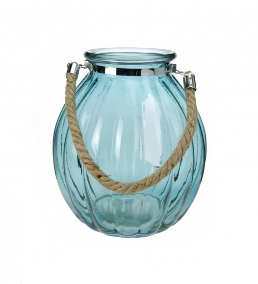 Lampion Glass Ball zielony MIA home