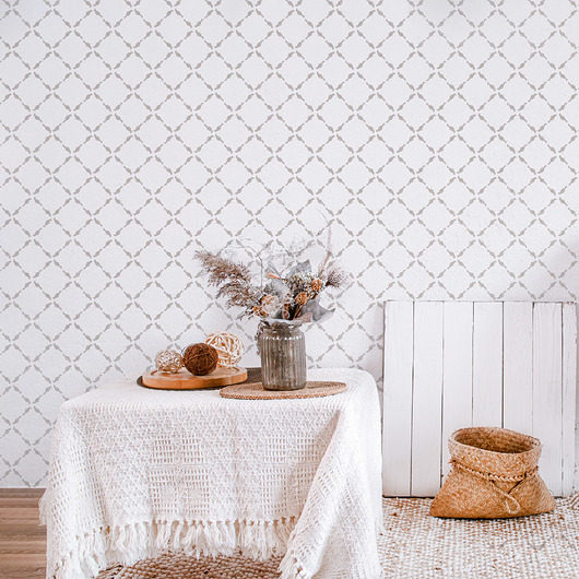 tapety i naklejki ścienne Powtarzalny szablon malarski / PATTERNED FENCE