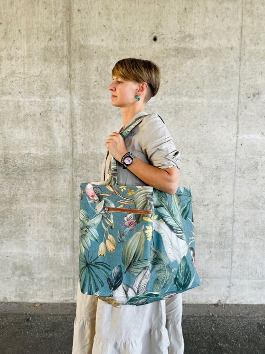 torby XXL Marmollada - torebka bawełniana tXL zielenie