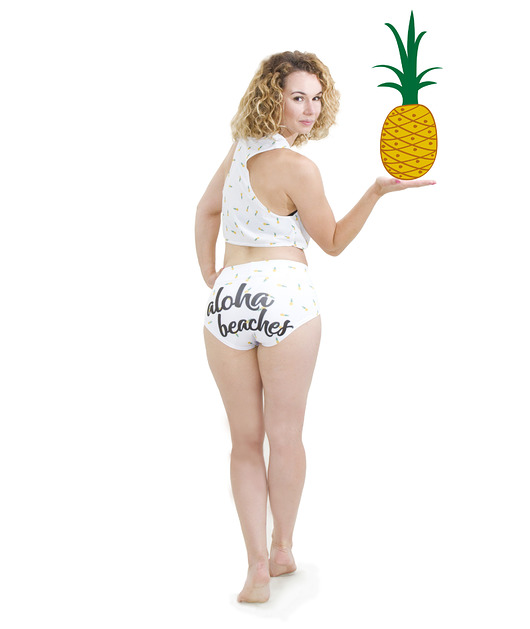 majtki / spodenki na POLE DANCE model ALOHA CHILLI CO