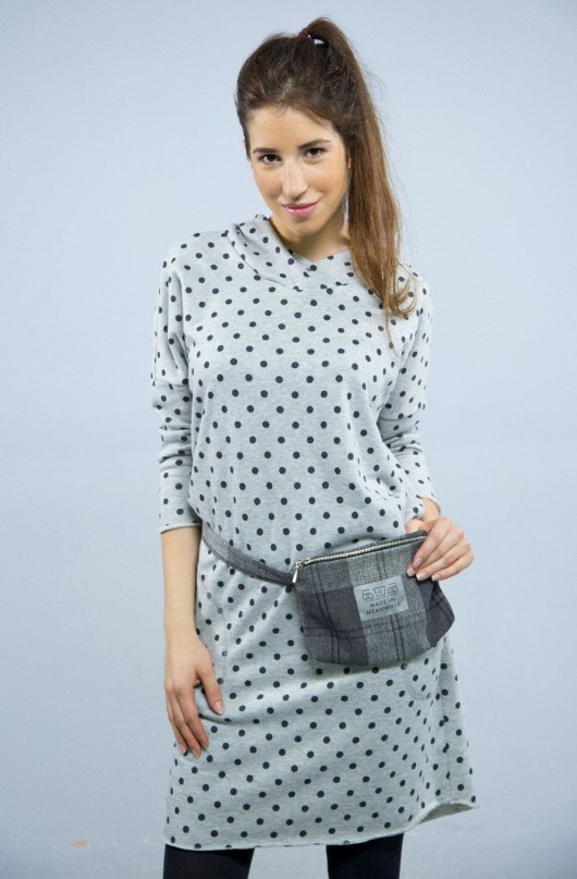 Torebka/Nerka MINIBAG GREY MADE IN MEANWHILE