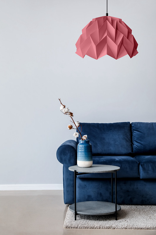 lampy wiszące Lampa wisząca origami ICEBERG M róż wenecki