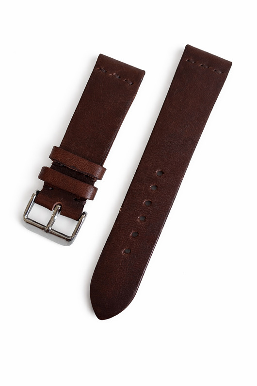 zegarki różne Pasek do zegarka  rozm: 20mm ciemny brąz 3