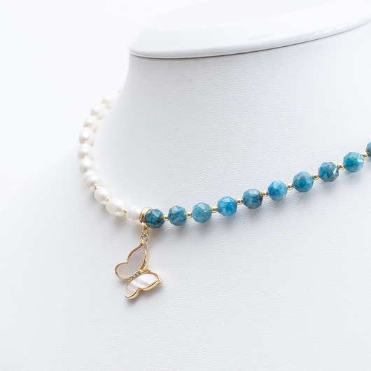 naszyjniki - inne Naszyjnik "Aura Mariposa" - Skrzydła Inspiracji