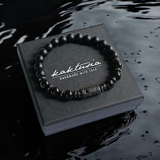 biżuteria męska OCHRONA, SIŁA, ENERGIA vol.II :: turmalin, onyks, lawa